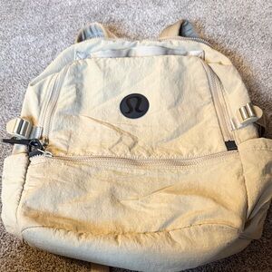 Lululemon Cream Backpack